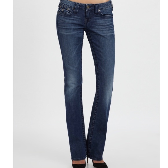 True Religion Denim - True Religion Billy straight leg dark wash jeans